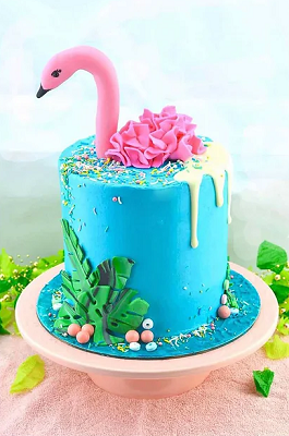 Flamingo Cake Decorating Class